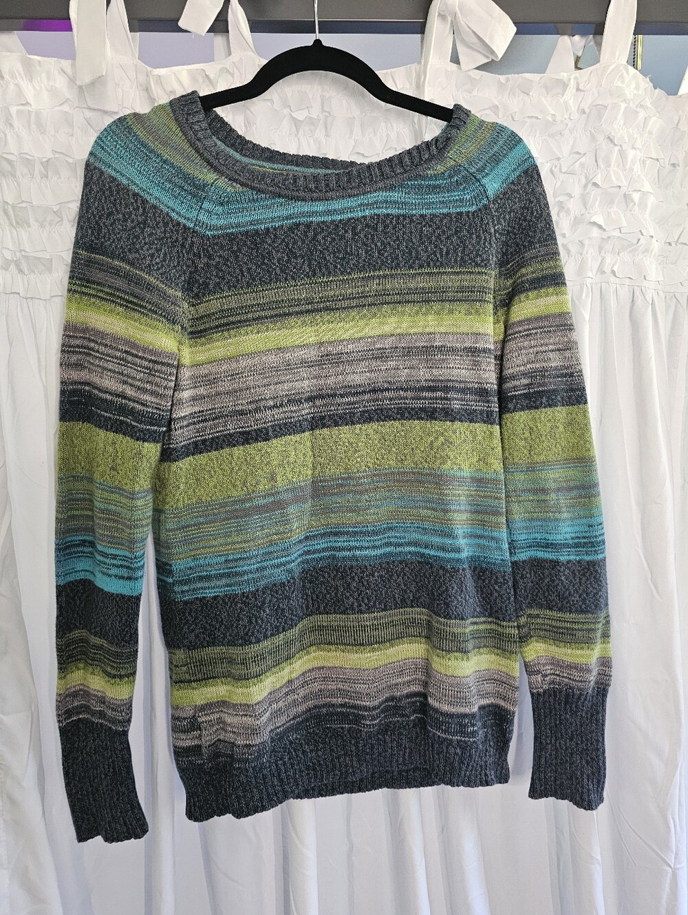 Eddie Bauer Cotton Striped Sweater
